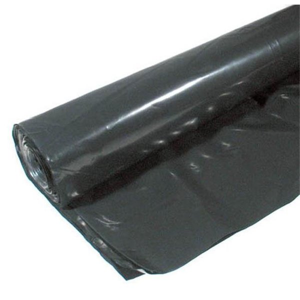 Poly-America Poly-america 10 X 100 4 ML Tyco Polyethylene Black Plastic Sheeting  CF0410B CF0410B